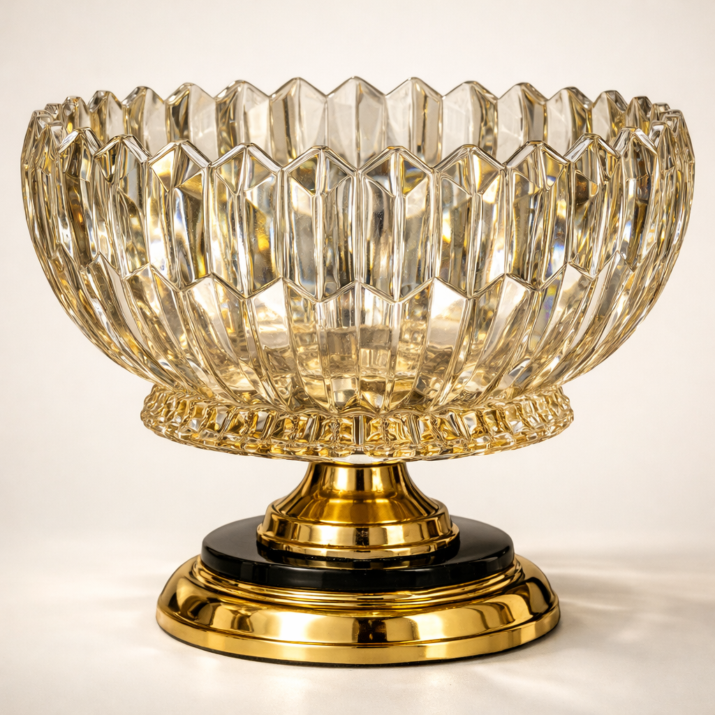 Aurelia Royale Crystal Pedestal Bowl