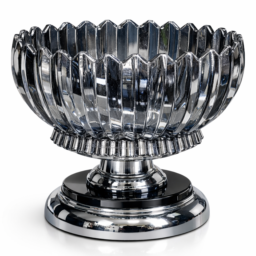 Aurelia Royale Crystal Pedestal Bowl