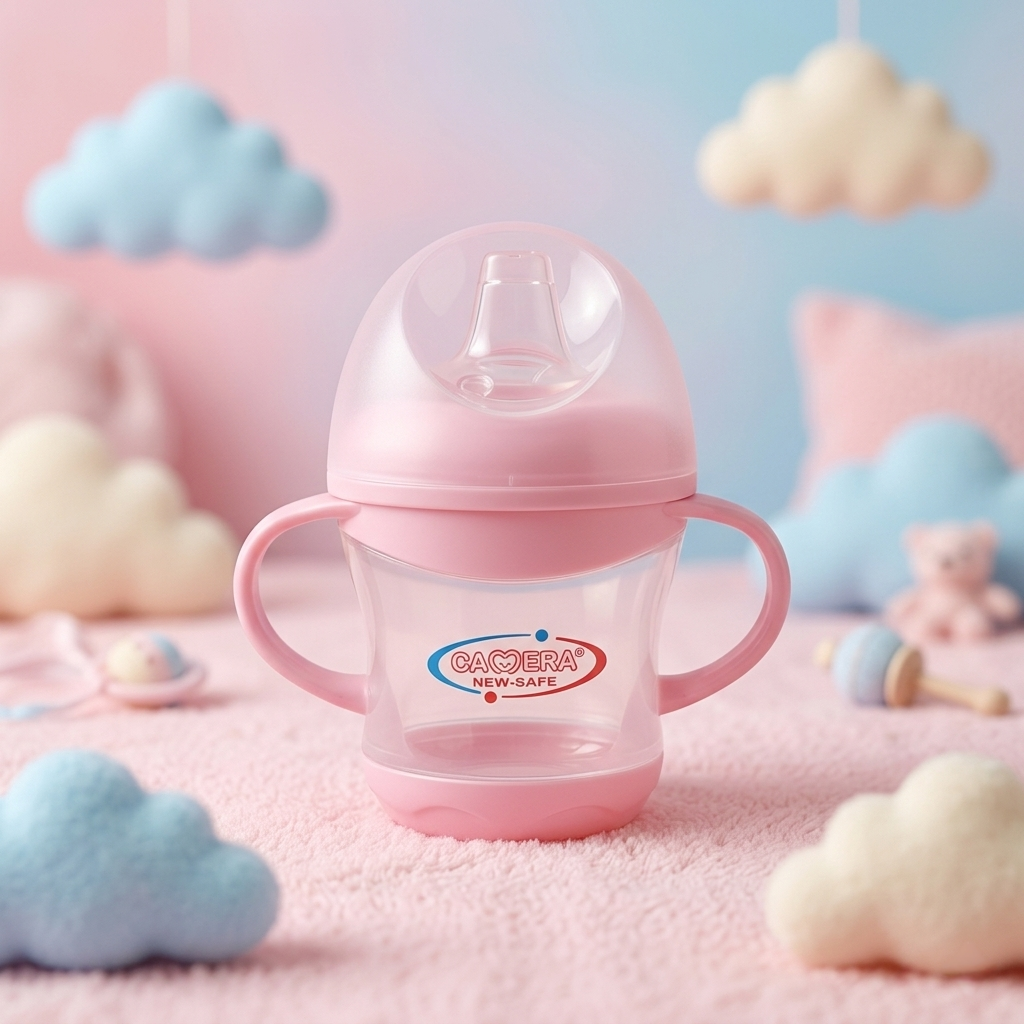 Camera Baby Sipper Cup 160ml – BPA Free, Silicone Spout (20003)