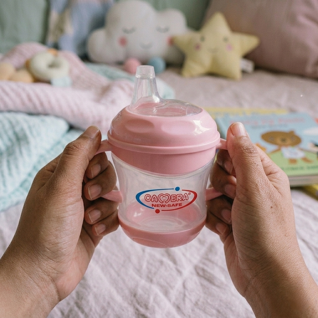 Camera Baby Sipper Cup 160ml – BPA Free, Silicone Spout (20003)