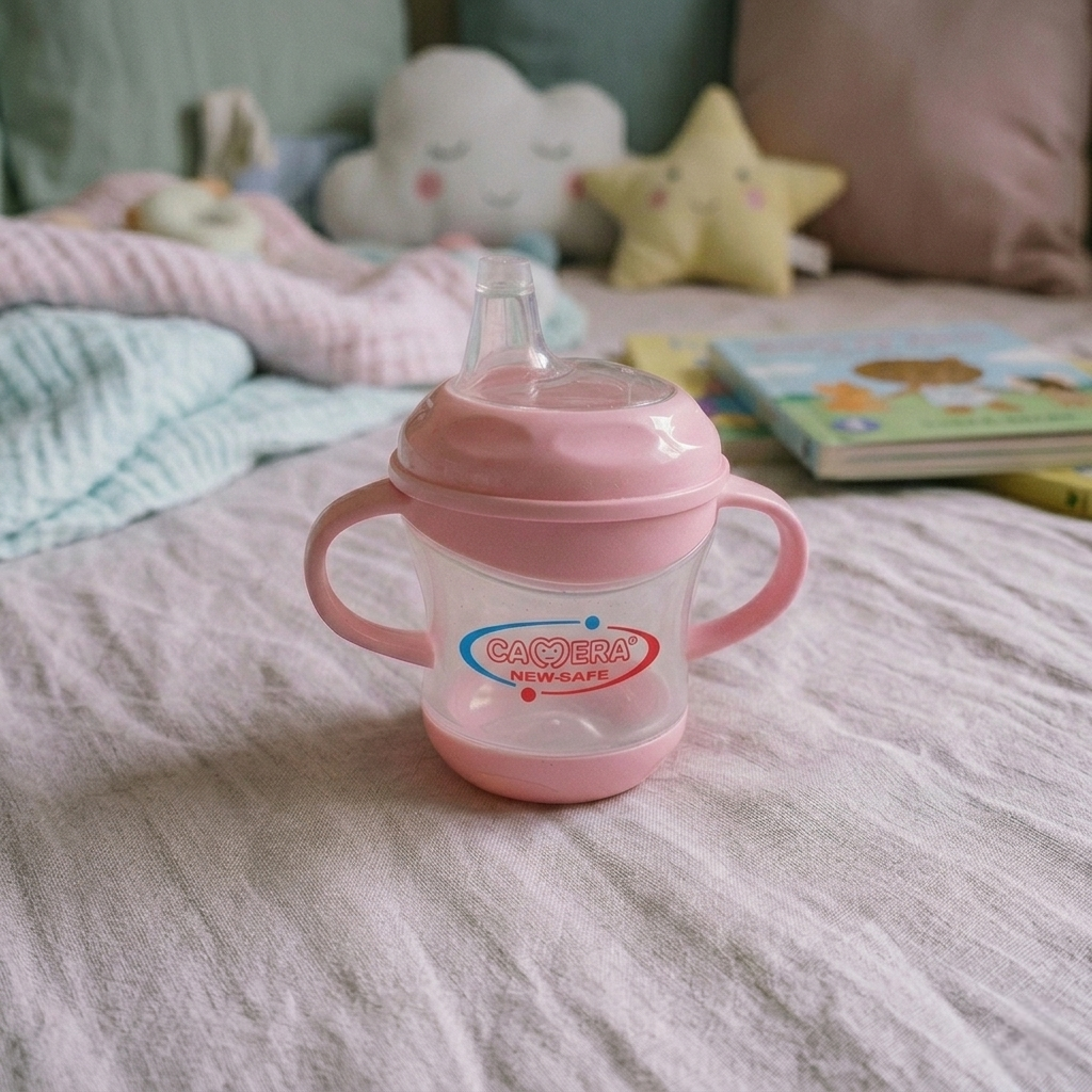 Camera Baby Sipper Cup 160ml – BPA Free, Silicone Spout (20003)