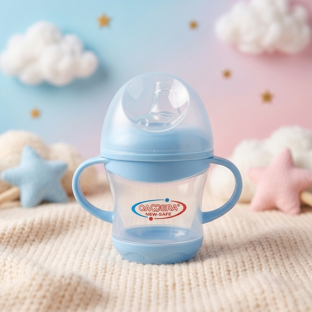 Camera Baby Sipper Cup 160ml – BPA Free, Silicone Spout (20003)