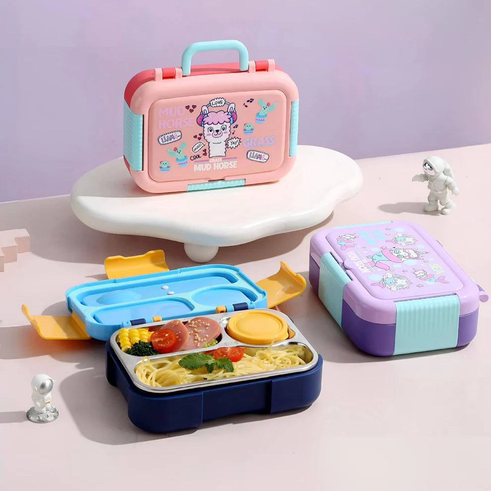 Aurum Bento Lunch Box – Premium 3 Compartment Stainless Steel Lunch Box