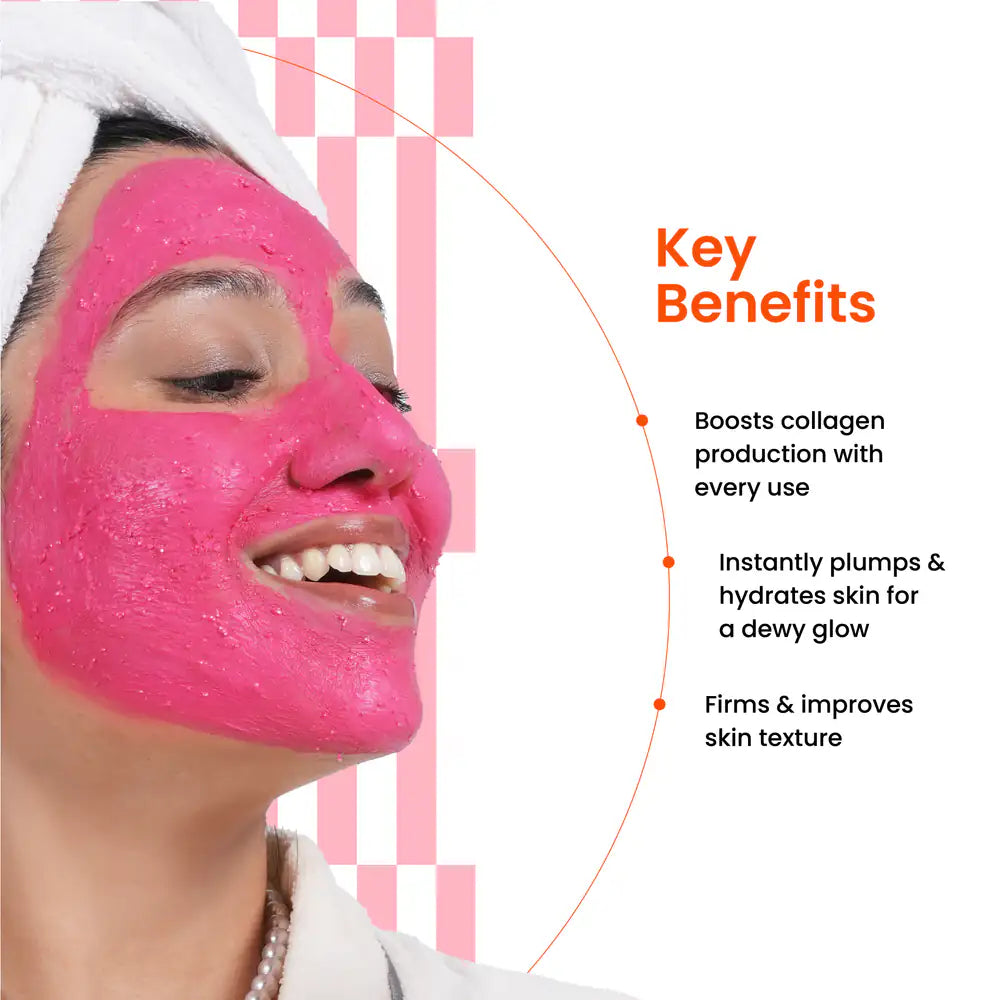Foxtale Cherry-Collagen Clay Mask – 75g