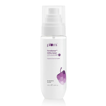 Plum Cerasense Milky Toner with Ceramides & Peptides For Barrier Repair| 100ml