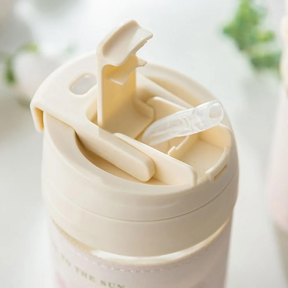 Glass Pearl Double Drinking Sipper – 400 ml