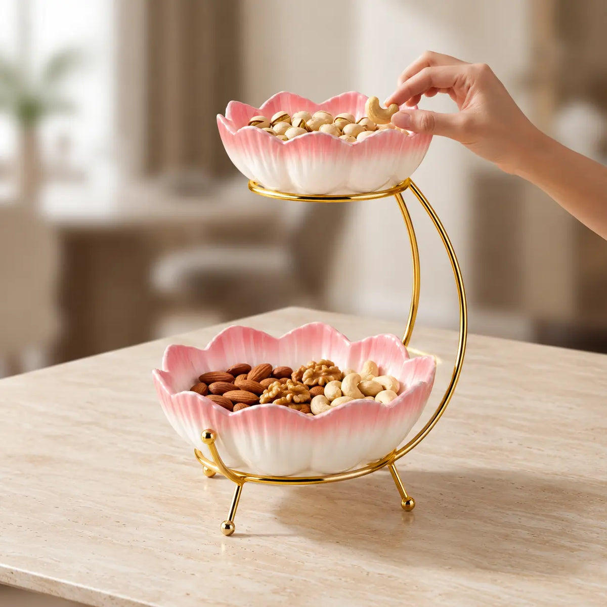 Bloom Duo – 2 Tier Serving Bowl Set