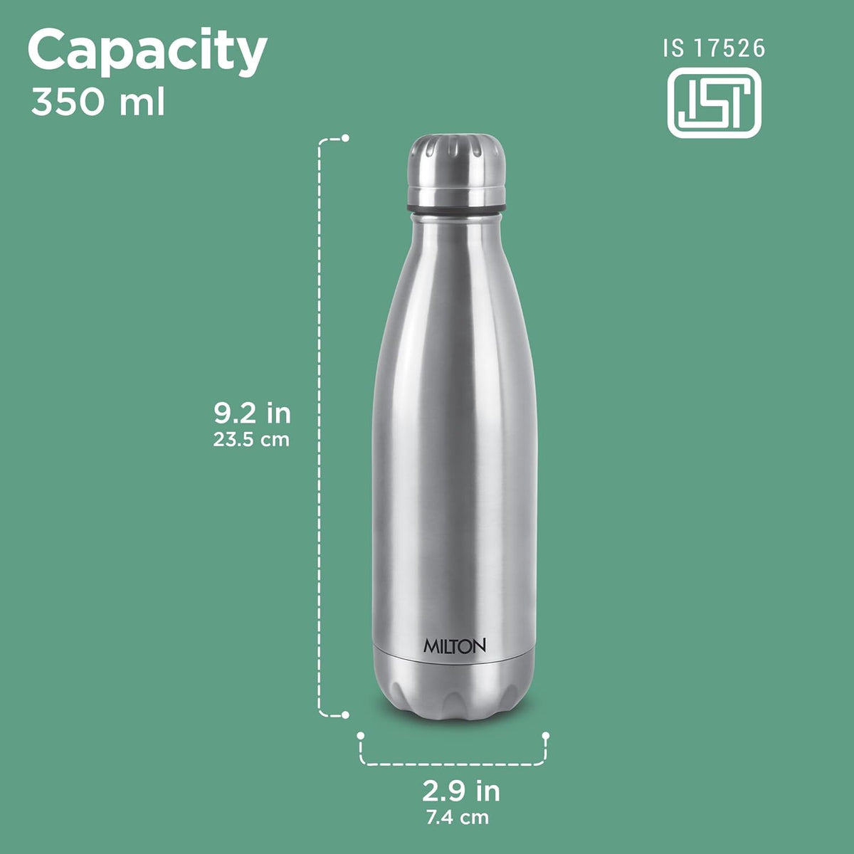 Milton Duo DLX Thermosteel Water Bottle – 24 Hours Hot & Cold