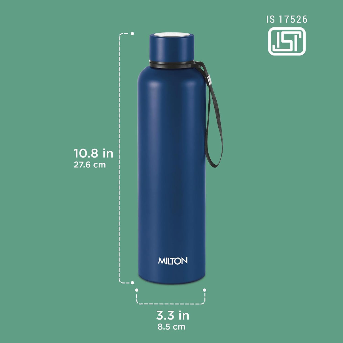 Milton Aura 1000 Thermosteel Water Bottle – 1 Litre | Hot & Cold