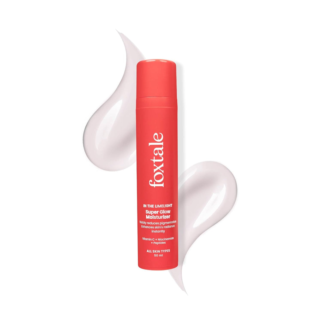 Foxtale Super Glow Moisturiser |  Vitamin C +Niacinamide +Squalane 50 ml