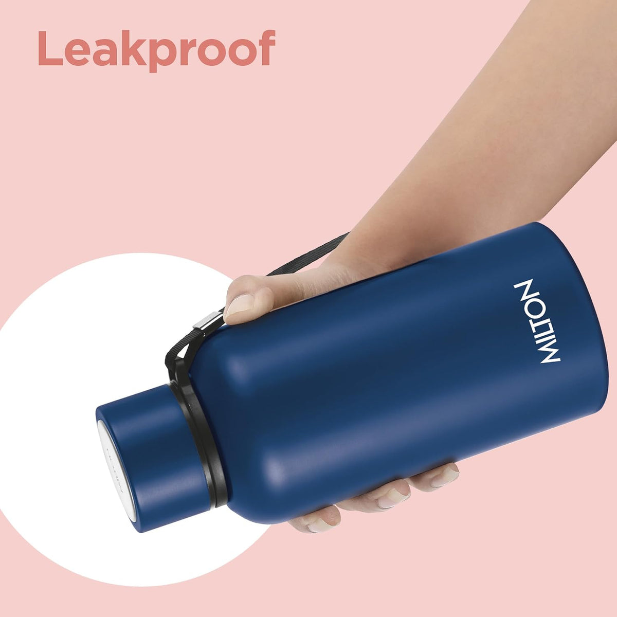 Milton Aura 500 Thermosteel Water Bottle – 500 ML | 24 Hours Hot & Cold