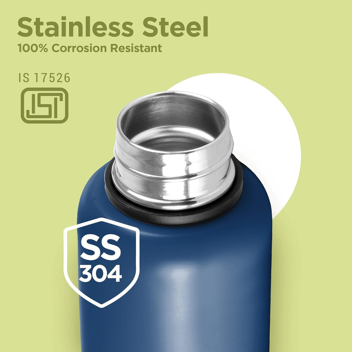 Milton Aura 1000 Thermosteel Water Bottle – 1 Litre | Hot & Cold