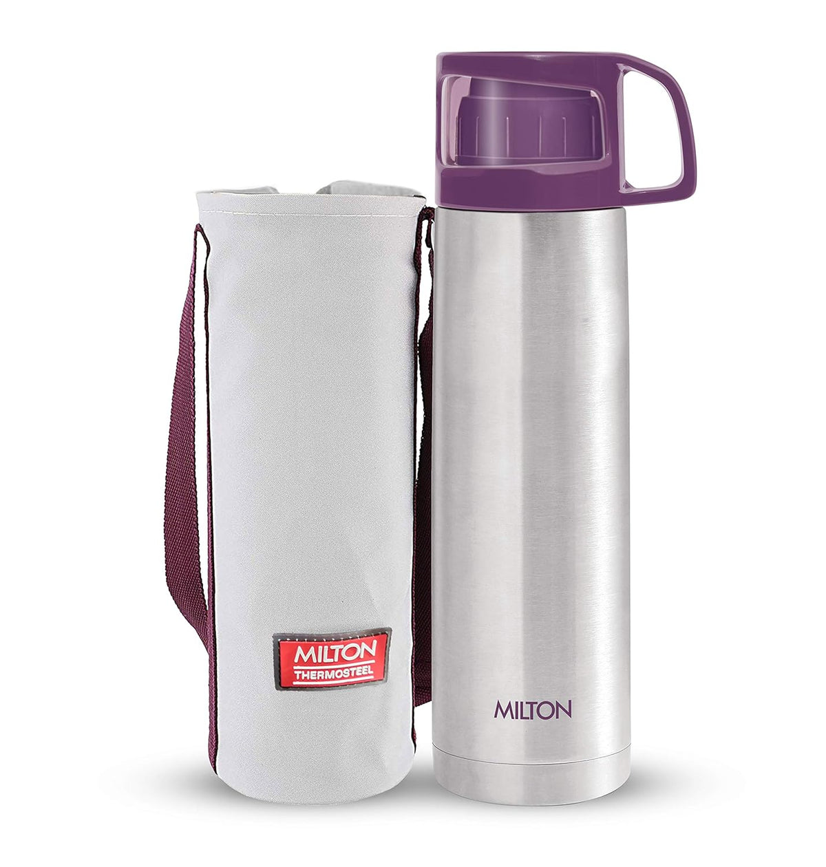 Milton Glassy 500 Thermosteel Flask – 500 ML | 24 Hours Hot & Cold