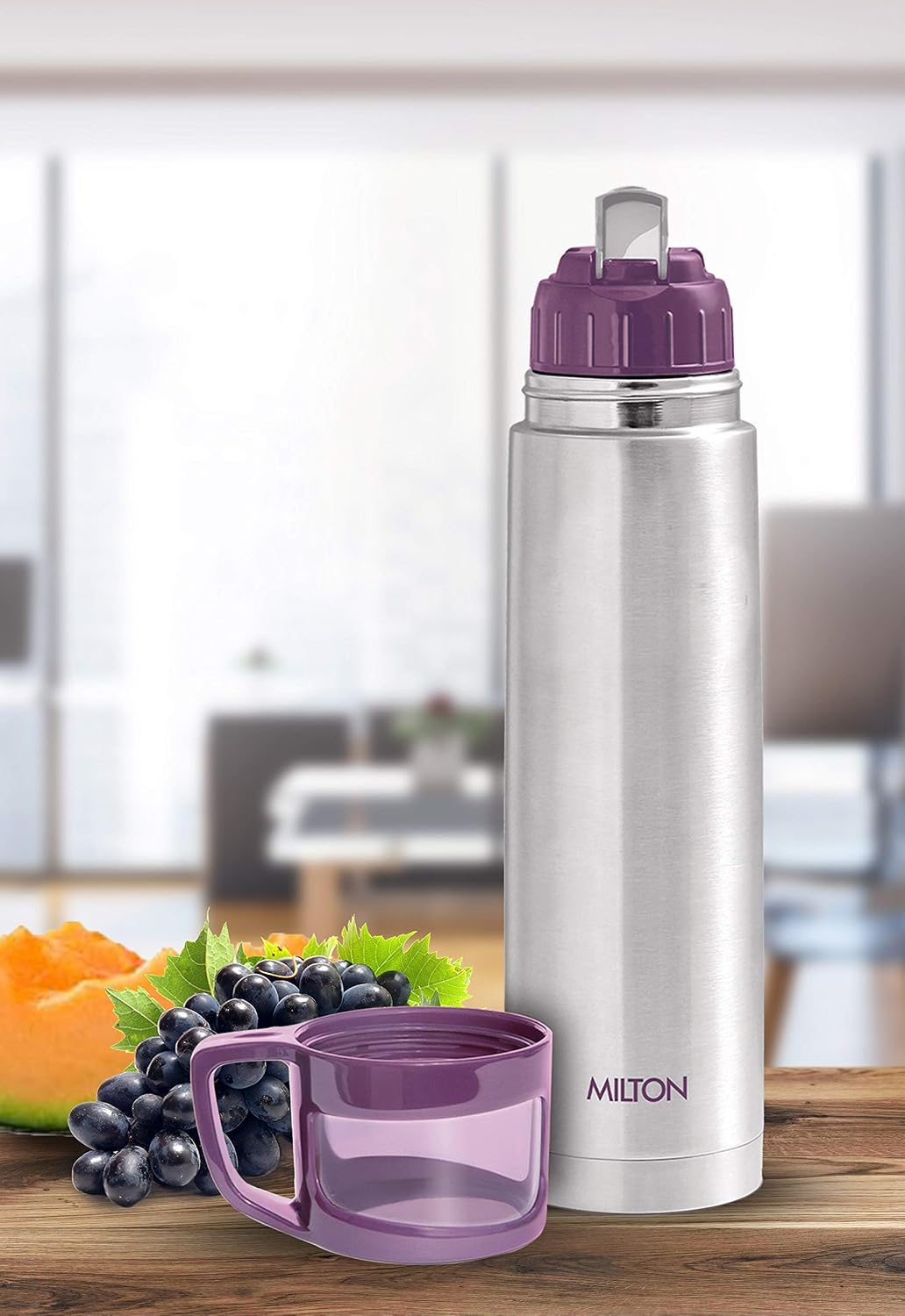 Milton Glassy 500 Thermosteel Flask – 500 ML | 24 Hours Hot & Cold