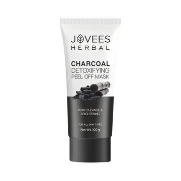 Jovees Herbal Activated Charcoal Detoxifying Peel Off Mask | Clarifies | Leaves The Skin Clear | Sucks Out Impurities | Removes Dead Skin Cells