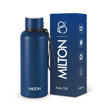 Milton Aura 750ML Thermosteel Water Bottle – 24 Hours Hot & Cold