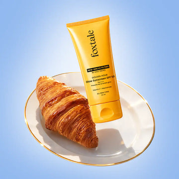 Foxtale SPF 50 Glow Sunscreen with Vitamin C & Niacinamide for Dewy Glow, In-Vivo Tested PA++++ (50ml)