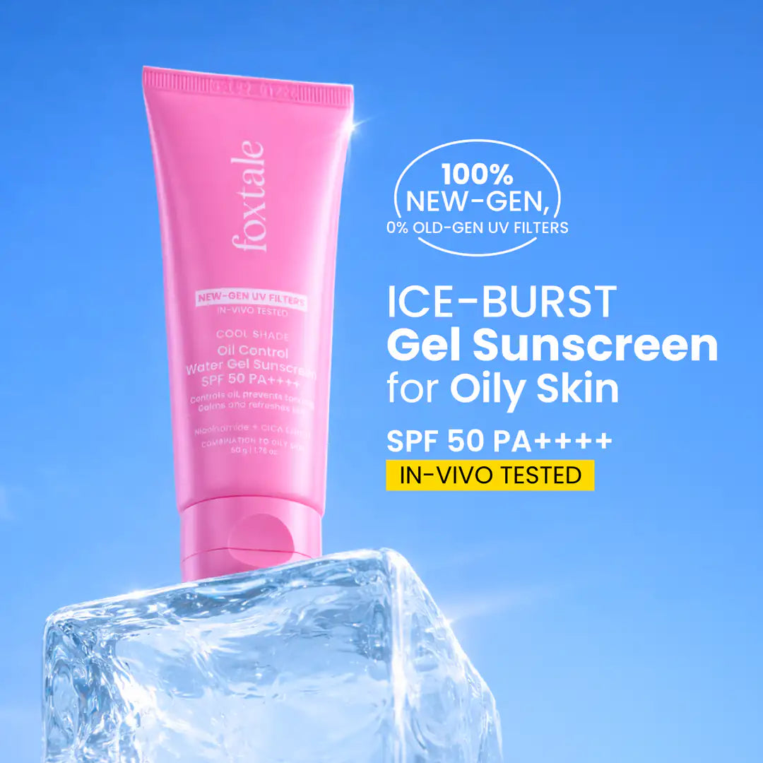 Foxtale Cool Shade Oil Control Water Gel Sunscreen SPF 50 PA++++