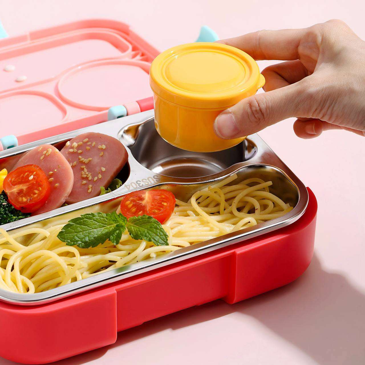 Aurum Bento Lunch Box – Premium 3 Compartment Stainless Steel Lunch Box