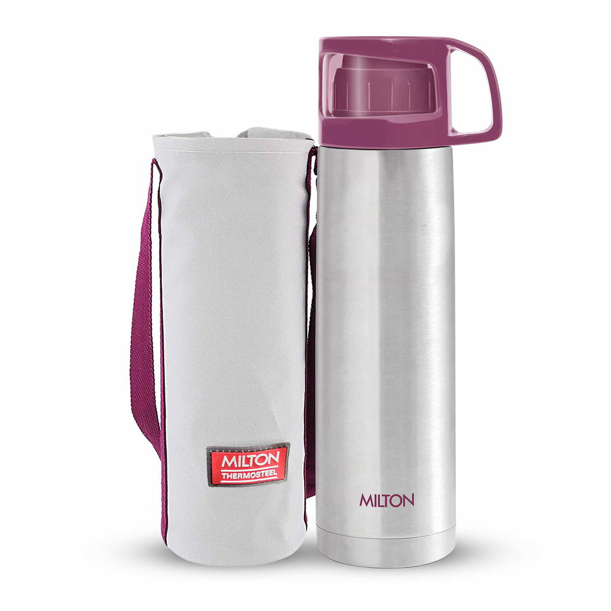 Milton Glassy 500 Thermosteel Flask – 500 ML | 24 Hours Hot & Cold