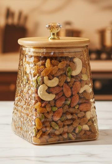 Glass Jar – 750ml Premium Borosilicate Airtight Storage Jar (Q3651-1H)