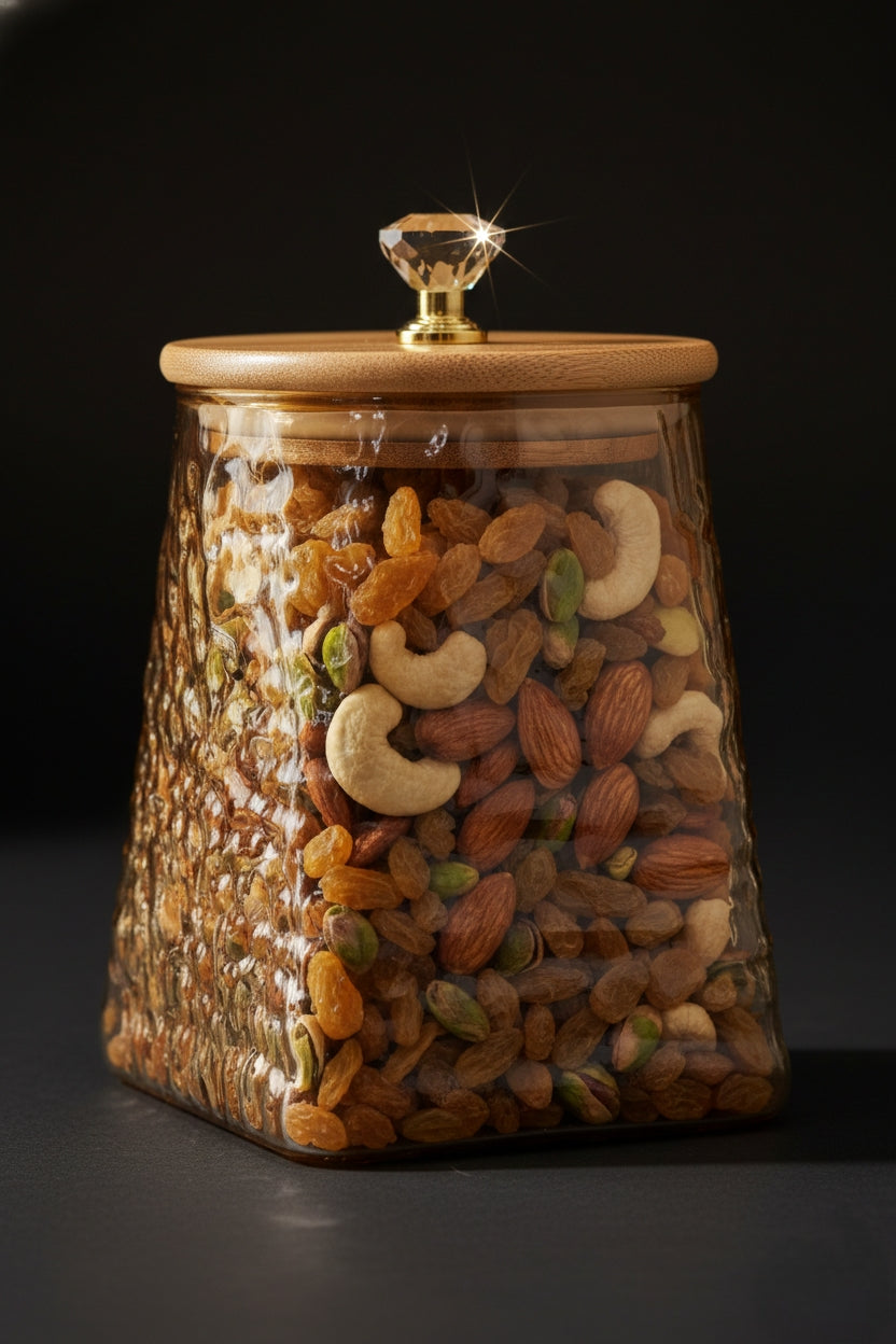 Glass Jar – 750ml Premium Borosilicate Airtight Storage Jar (Q3651-1H)