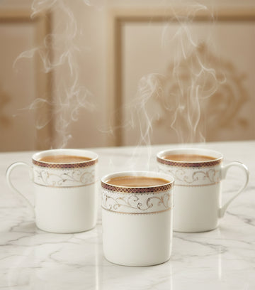 Imperial Engraved Glass Cup Set – 6 PCS (ADX8519-3)
