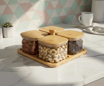 SpinServe 360 – Premium Dry Fruit Tray (ADX8805)