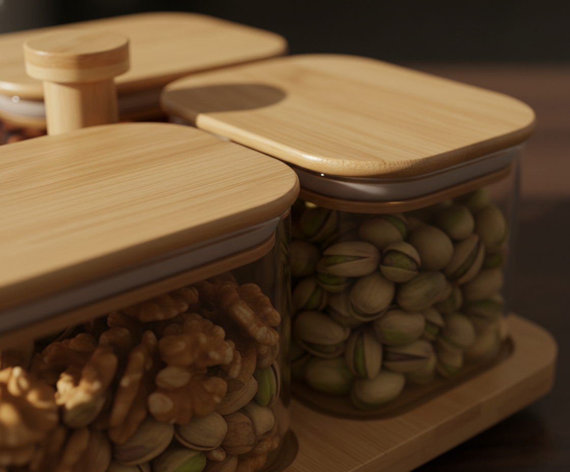 Orbit 360 – Premium 410ml Rotating Dry Fruit Tray (ADX8804)