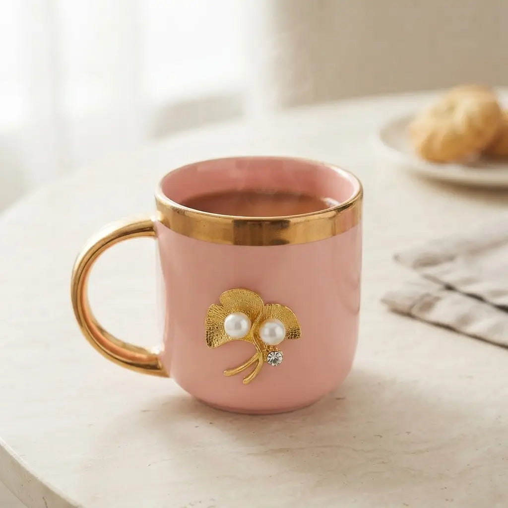 Pearl Bloom – 6 Cup Stand Set