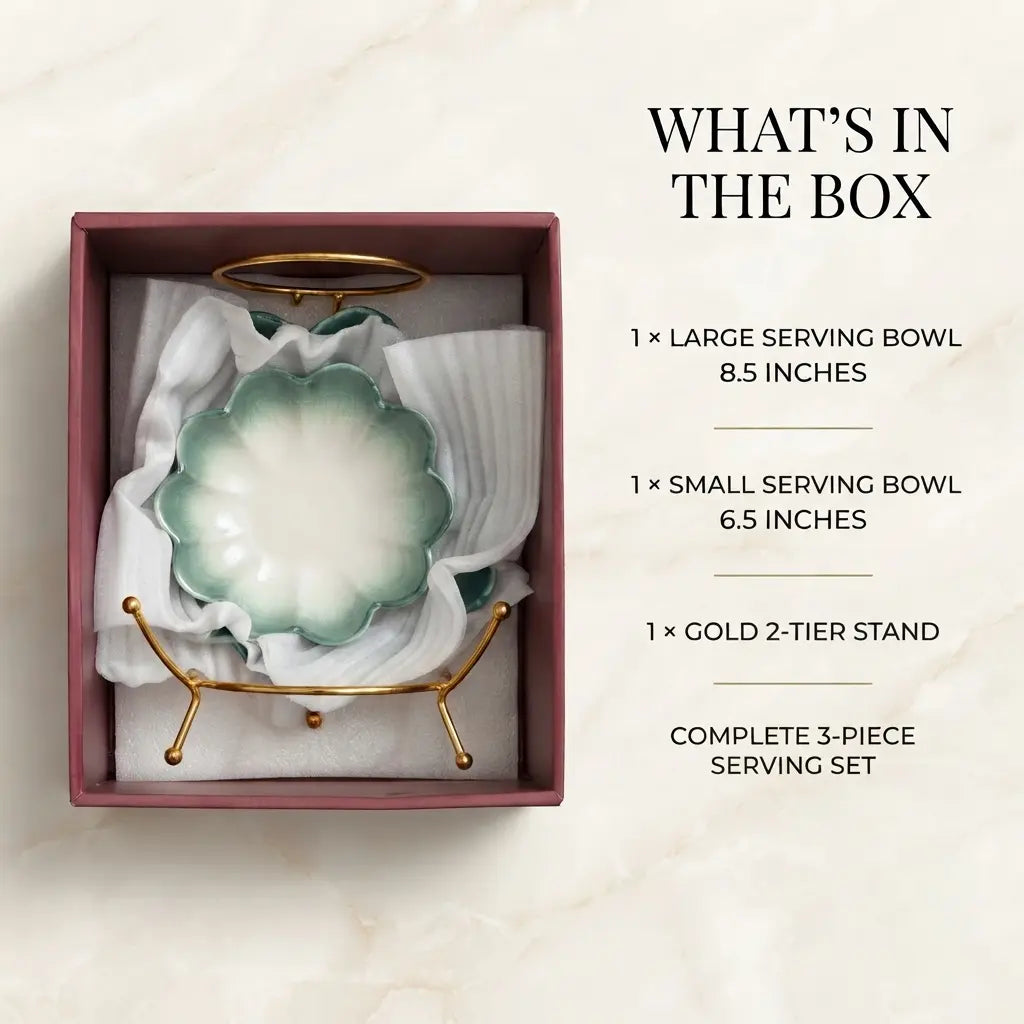 Bloom Duo – 2 Tier Serving Bowl Set