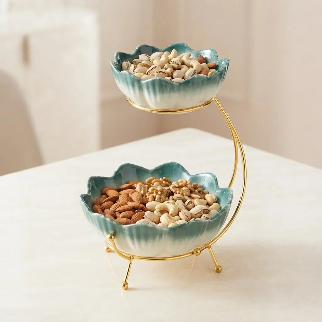 Bloom Duo – 2 Tier Serving Bowl Set
