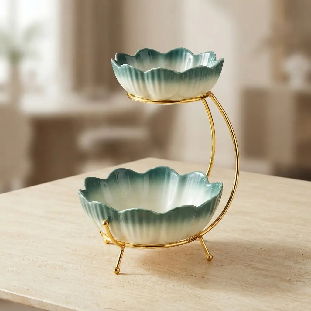 Bloom Duo – 2 Tier Serving Bowl Set
