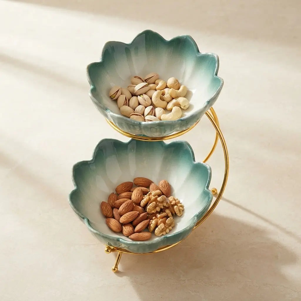 Bloom Duo – 2 Tier Serving Bowl Set
