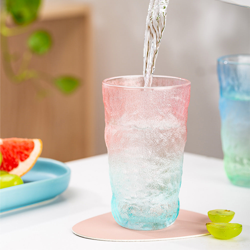 Aura Frost Gradient Glass Tumbler 305ml – Premium Designer Drinkware (6PCS)(KB047-2P)