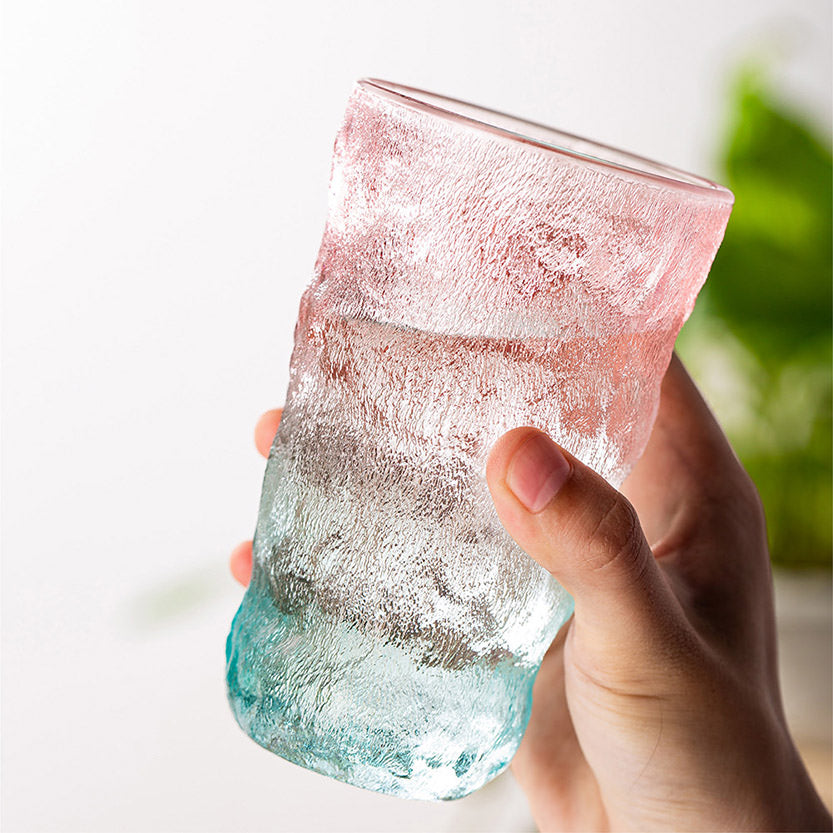 Aura Frost Gradient Glass Tumbler 305ml – Premium Designer Drinkware (6PCS)(KB047-2P)