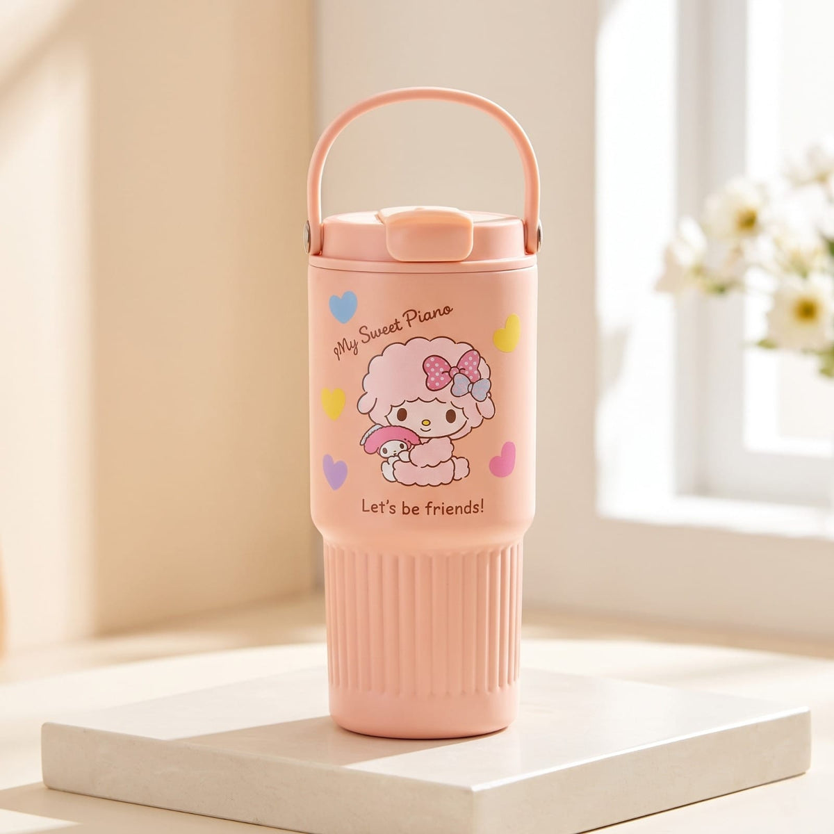 800 ml Character Print Heavy Tumbler with Carry Handle