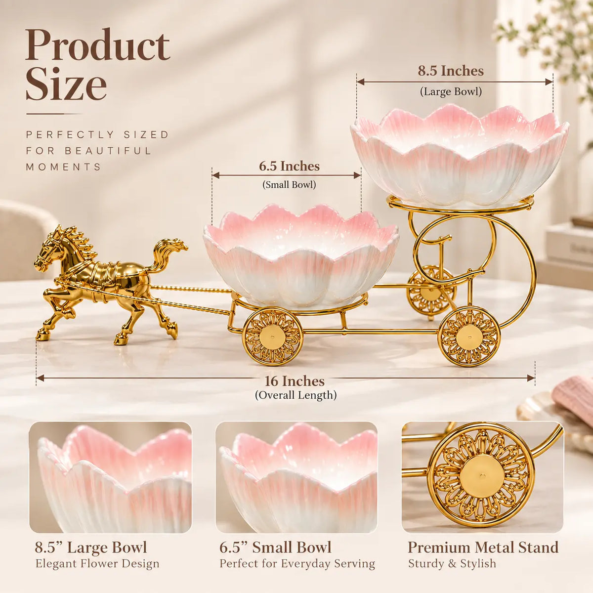 Royal Carriage – 2 Bowl Serving Set