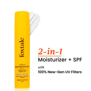 Foxtale CoverUp SPFA 70 PA++ Dewy Sunscreen Cream - 50 ml