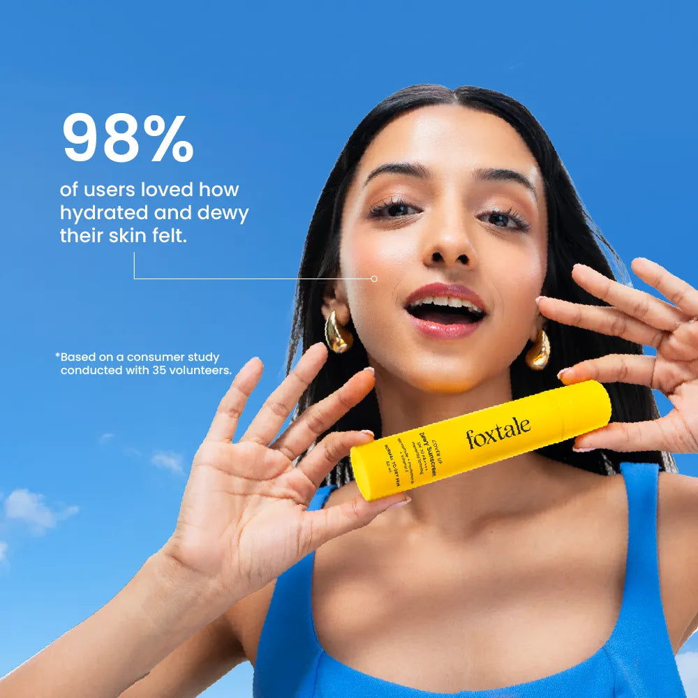 Foxtale CoverUp SPFA 70 PA++ Dewy Sunscreen Cream - 50 ml