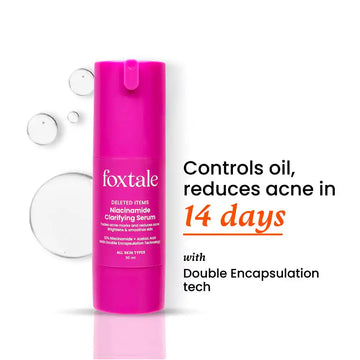 Foxtale 12% Niacinamide Serum with Azelaic Acid for Oil Control & Brightening-30 ml