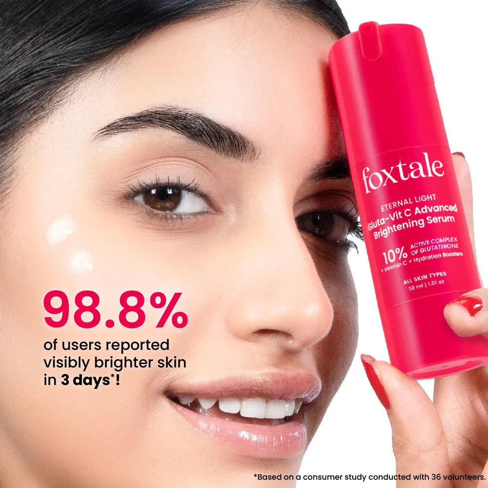 Foxtale 10% Glutathione + Vitamin C Brightening Face Serum| Sensitive – SARTEO