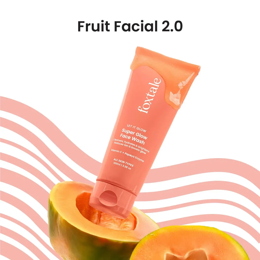 Foxtale Super Glow Face Wash, reduces tan, Boosts Glow - 100 ml