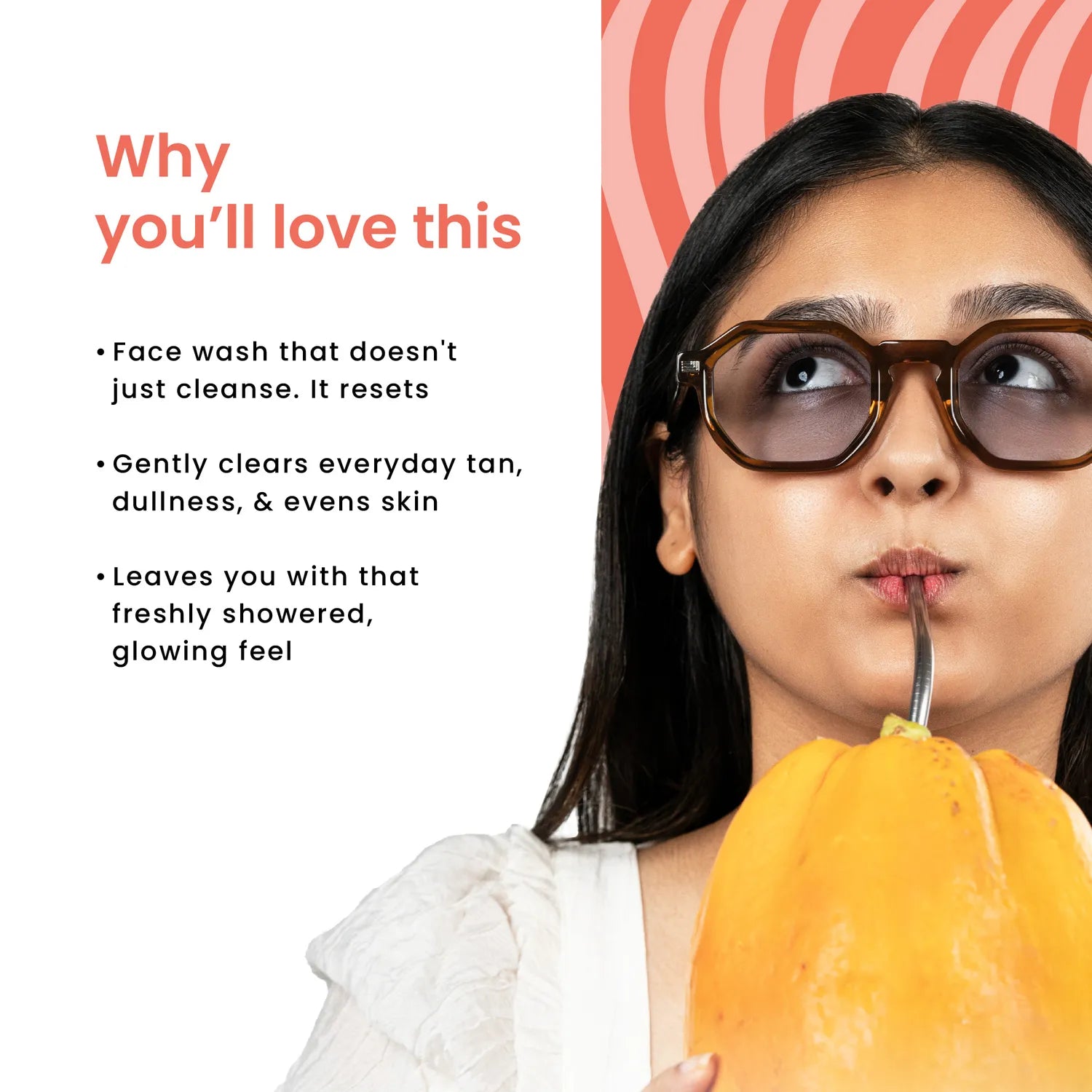 Foxtale Super Glow Face Wash, reduces tan, Boosts Glow - 100 ml