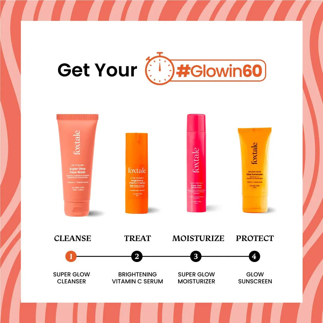 Foxtale Super Glow Face Wash, reduces tan, Boosts Glow - 100 ml
