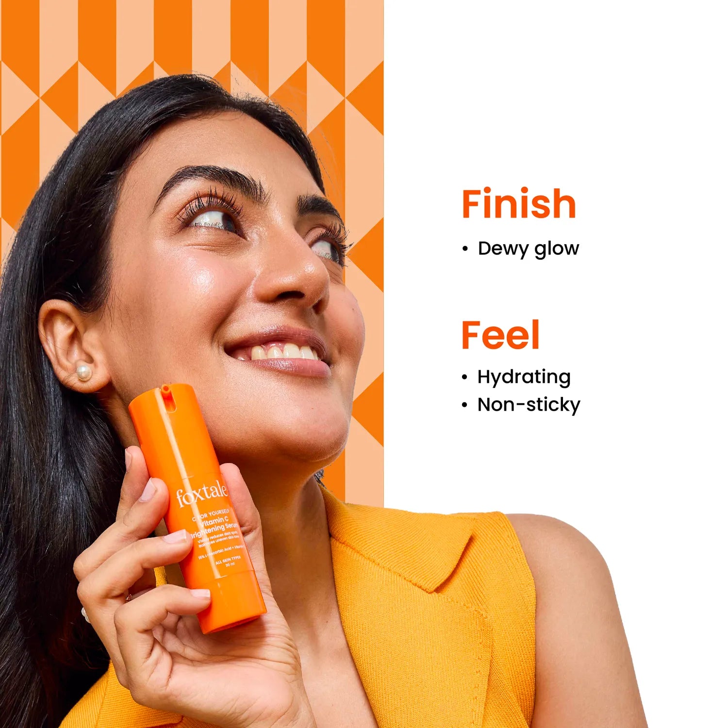 Foxtale Vitamin C Face Serum withA L-Ascorbic Acid and Vitamin EA Brightening Serum - 30 ml