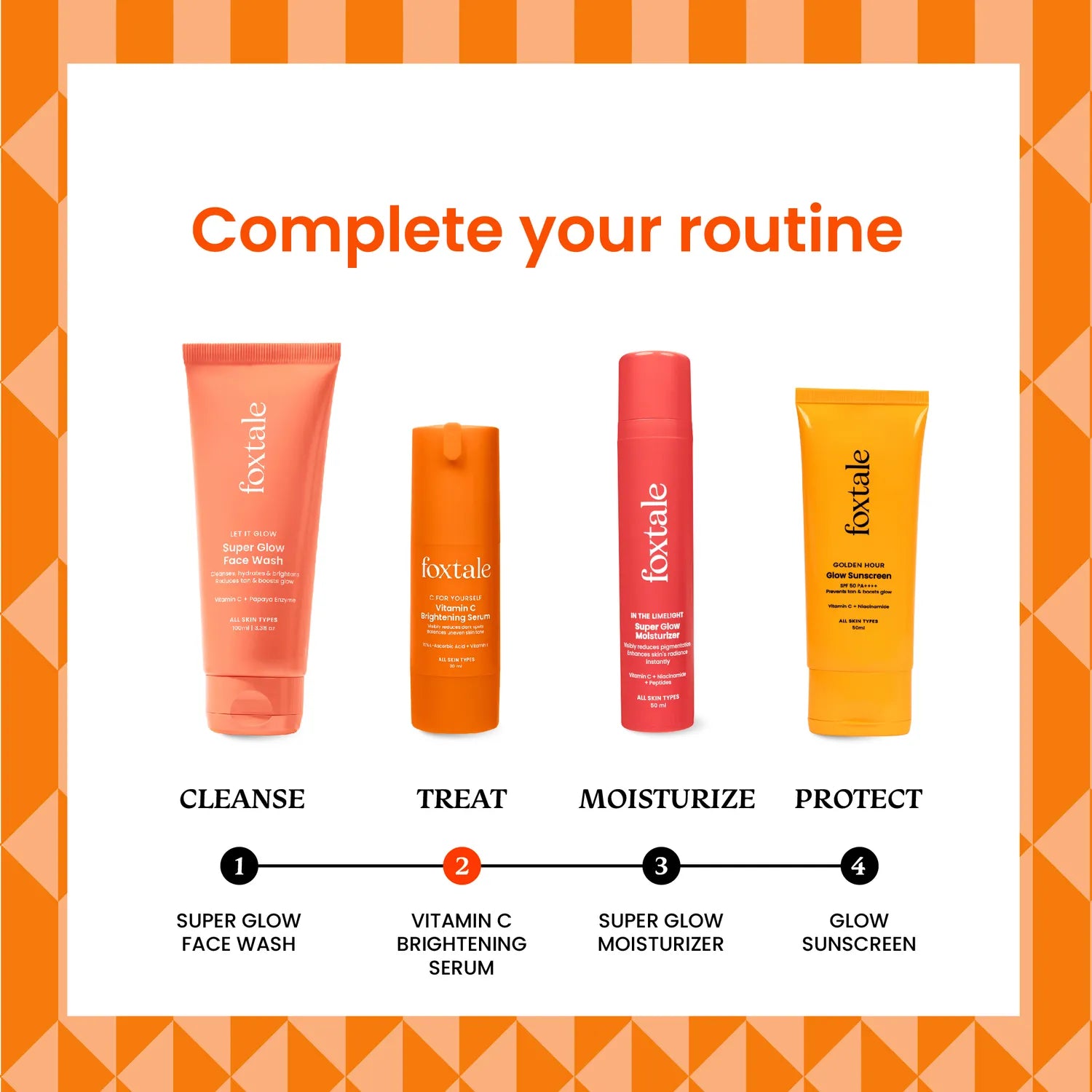 Foxtale Vitamin C Face Serum withA L-Ascorbic Acid and Vitamin EA Brightening Serum - 30 ml